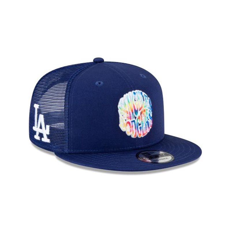 MLB Los Angeles Dodgers Groovy 9Fifty Snapback (NAH8378) - Blue New Era Caps